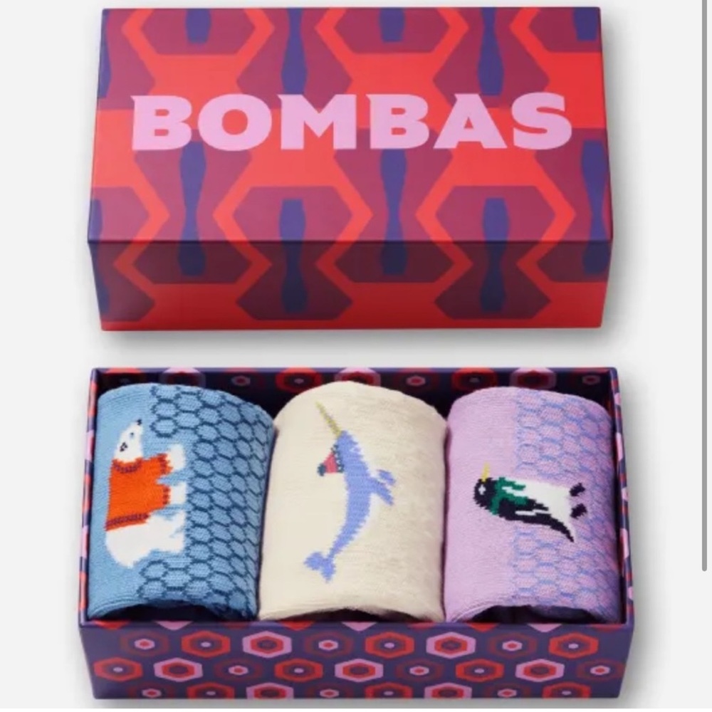 Women’s bombas 3-pack ankle socks. *Small* size 4-7.5. NWT